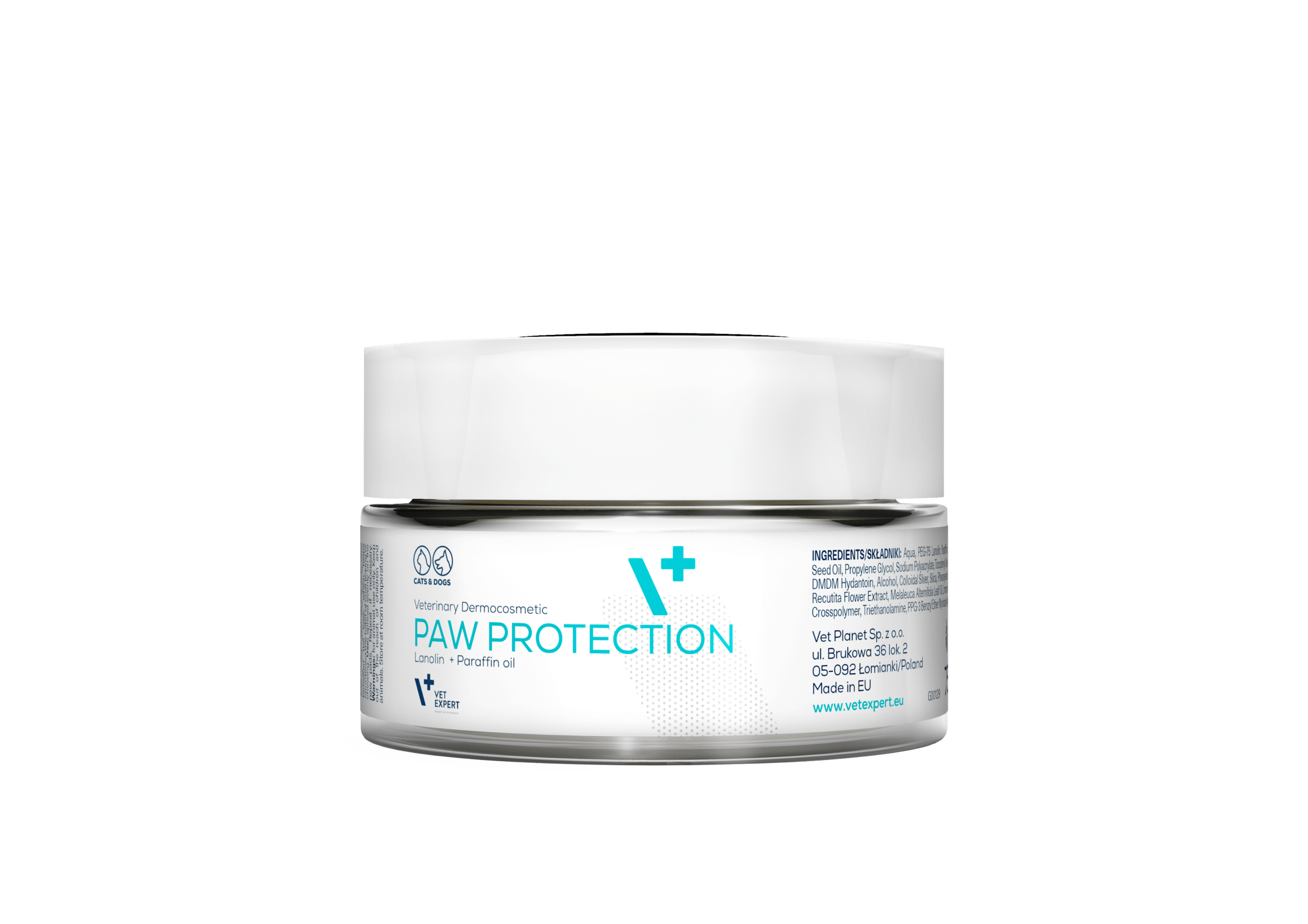 Vet Expert Paw Protection Захисна мазь для подушечок лап котів і собак, 75 мл